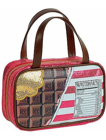 Oh My Pop Chocolat Sac à Main Chocolat, Rose
