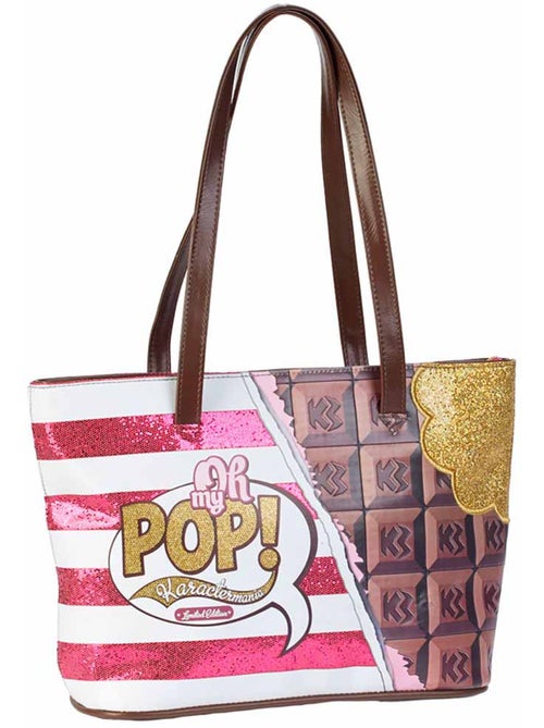 Oh My Pop Chocolat Sac Fourre Tout Tote, Rose - Kiabi