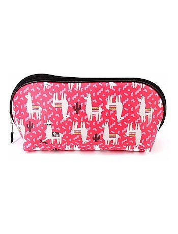 Oh My Pop Cuzco Trousse de Toilette Jelly, Rouge