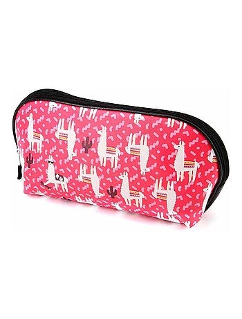 Oh My Pop Cuzco Trousse de Toilette Jelly, Rouge