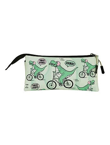 Oh My Pop Dinorrr Trousse Triple FAN 2.0, Vert