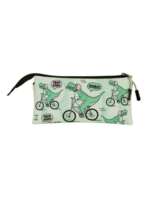 Oh My Pop Dinorrr Trousse Triple FAN 2.0, Vert - Kiabi Oh My Pop Dinorrr Trousse Triple FAN 2.0, Vert - Kiabi