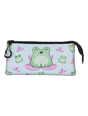 Oh My Pop Froggy Trousse Triple, Turquoise