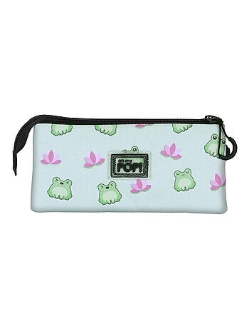 Oh My Pop Froggy Trousse Triple, Turquoise