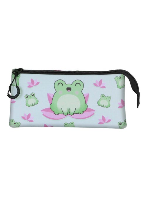 Oh My Pop Froggy Trousse Triple, Turquoise - Kiabi