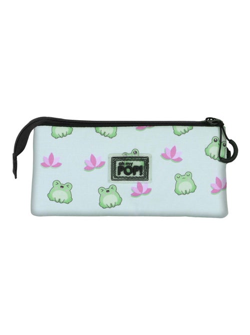 Oh My Pop Froggy Trousse Triple, Turquoise - Kiabi