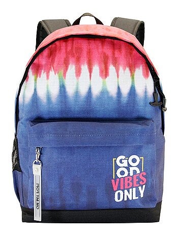 Oh My Pop Good Vibes Denim Sac à dos ECO 2.0, Bleu