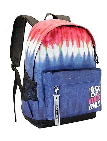 Oh My Pop Good Vibes Denim Sac à dos ECO 2.0, Bleu