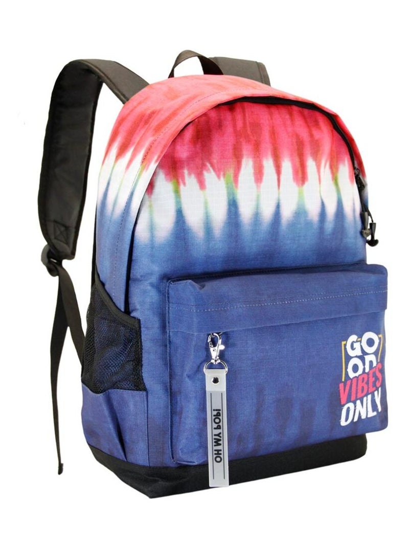 Oh My Pop Good Vibes Denim Sac à dos ECO 2.0, Bleu Bleu - Kiabi