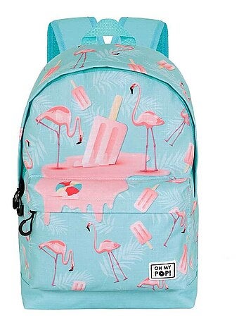 Oh My Pop Ice Flamingo Sac à dos HS FAN 2.2, Turquoise