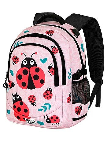 Oh My Pop Ladybug Sac à dos Running PLUS, Rose