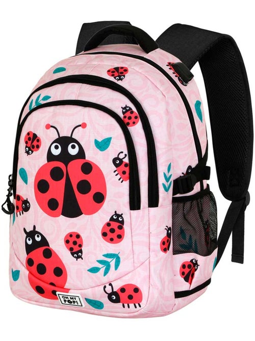 Oh My Pop Ladybug Sac à dos Running PLUS, Rose - Kiabi