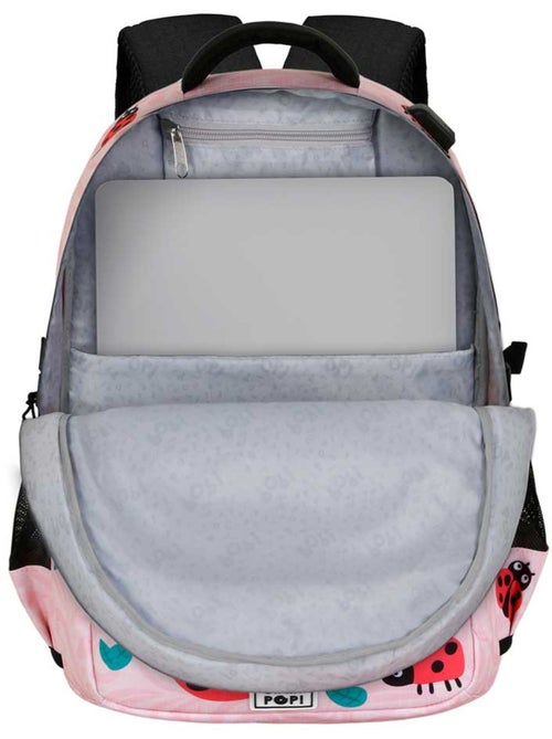 Oh My Pop Ladybug Sac à dos Running PLUS, Rose - Kiabi