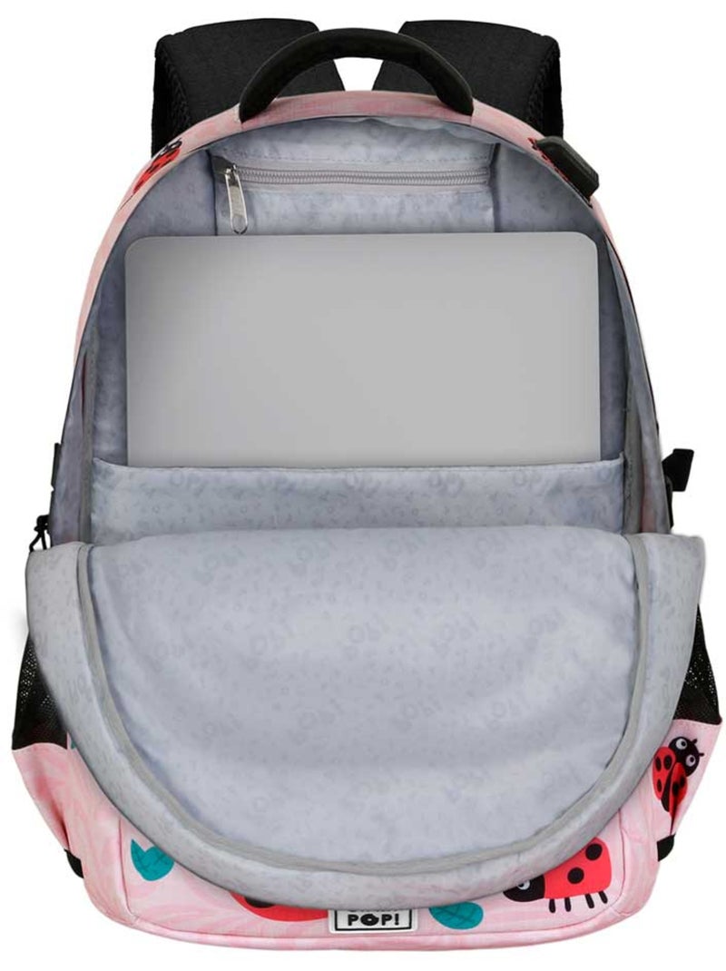 Oh My Pop Ladybug Sac à dos Running PLUS, Rose Rose - Kiabi