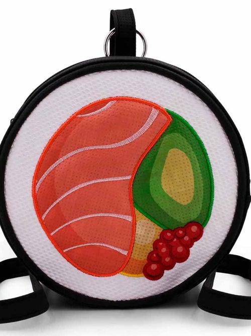 Oh My Pop Maki Sac à Main - Sac à Dos Sushi, Noir - Kiabi
