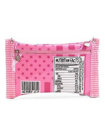 Oh My Pop Marshmallow Sac à Bandoulière Chaîne, Rose
