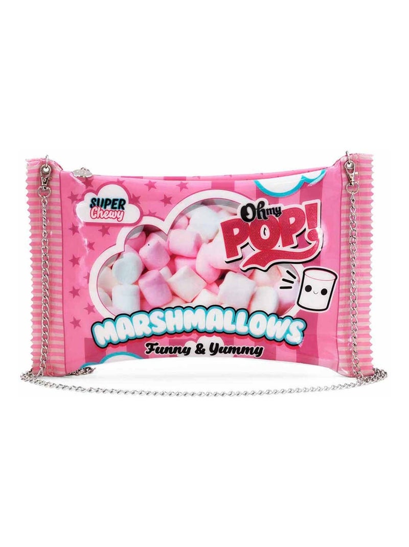 Oh My Pop Marshmallow Sac à Bandoulière Chaîne, Rose Rose - Kiabi