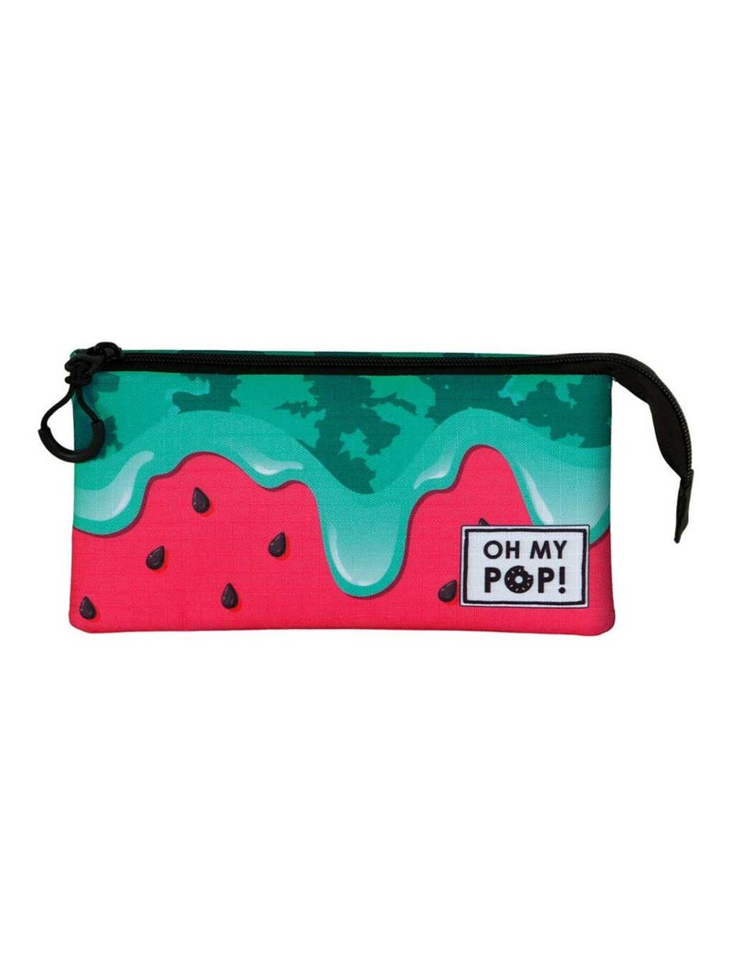 Oh My Pop Melty Melon Trousse Triple, Vert Vert - Kiabi