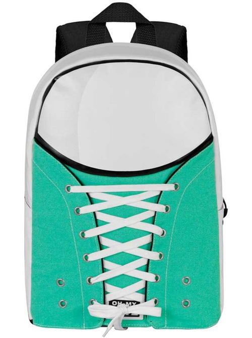 Oh My Pop Mint Sac à dos Sneakers, Turquoise - Kiabi