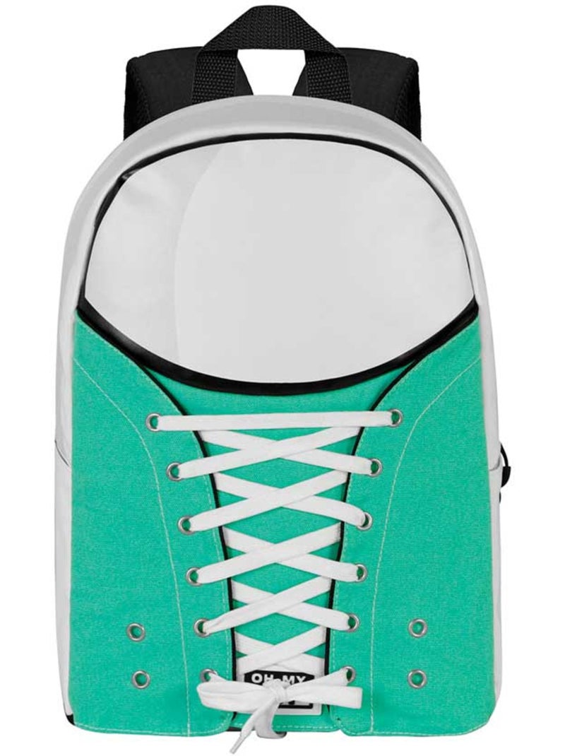 Oh My Pop Mint Sac à dos Sneakers, Turquoise Bleu turquoise - Kiabi