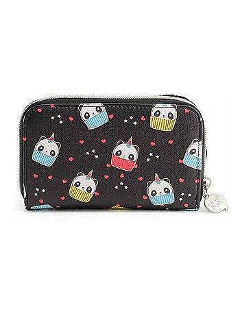Oh My Pop Pandicorn Portefeuille, Noir