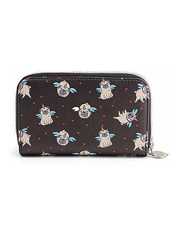 Oh My Pop Pug Portefeuille, Noir