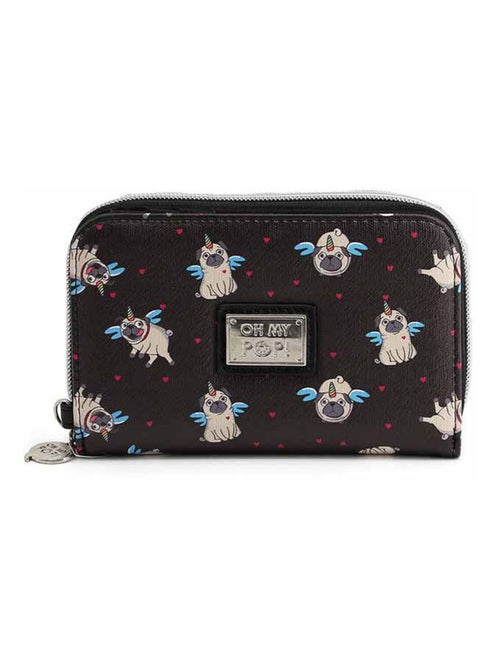 Oh My Pop Pug Portefeuille, Noir - Kiabi