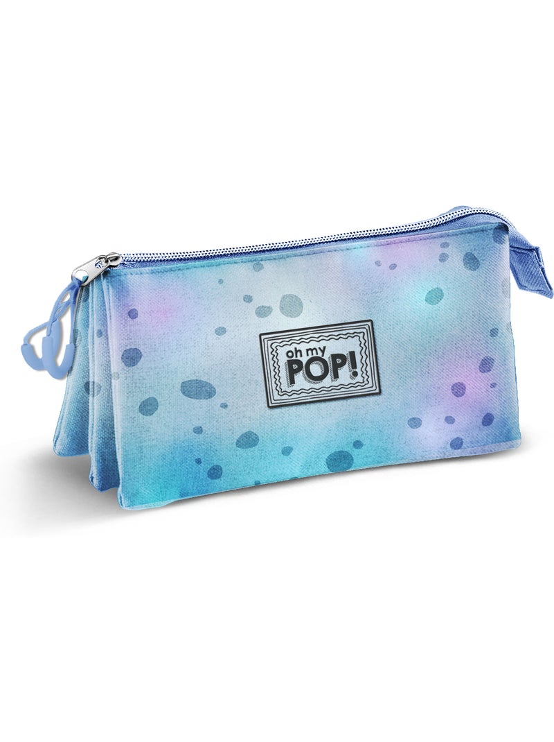 Oh My Pop Sealy Trousse Triple, Bleu Bleu - Kiabi