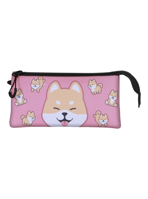 Oh My Pop Shiba Trousse Triple, Multicolore - Kiabi