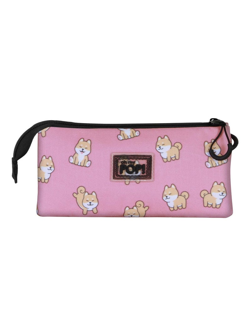 Oh My Pop Shiba Trousse Triple, Multicolore Multicolore - Kiabi