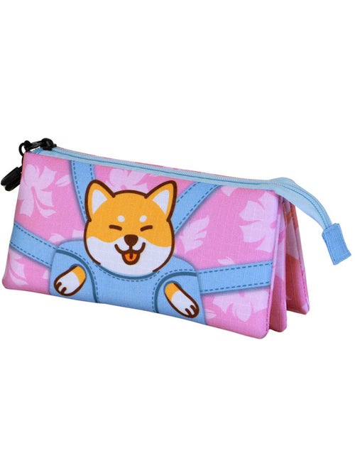 Oh My Pop Shiby Trousse Triple, Rose - Kiabi