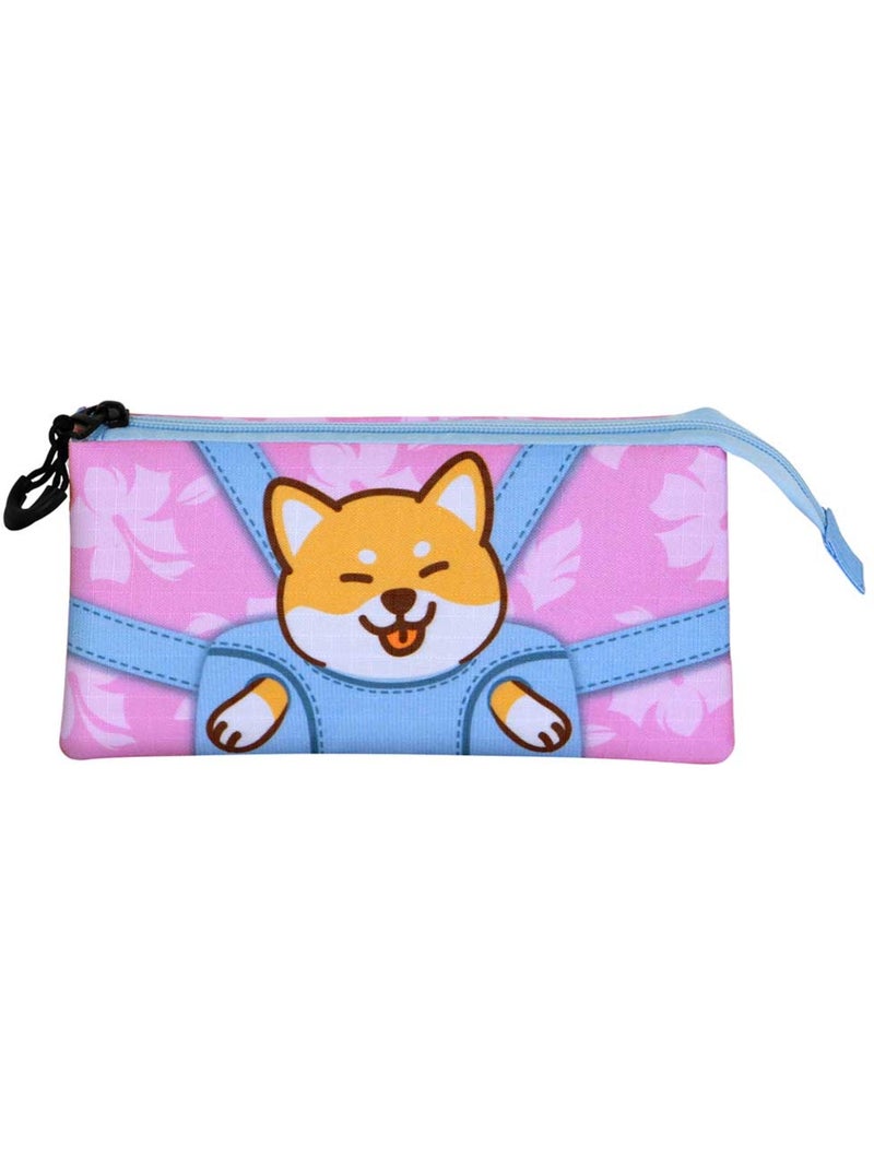 Oh My Pop Shiby Trousse Triple, Rose Rose - Kiabi