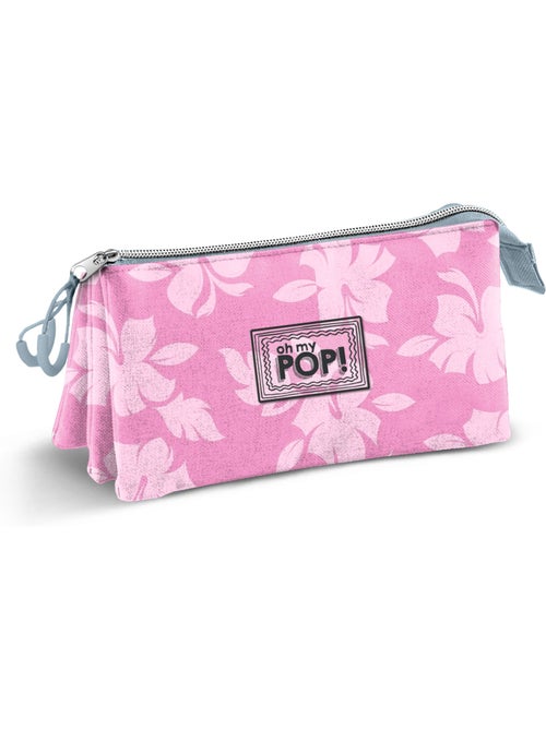 Oh My Pop Shiby Trousse Triple, Rose - Kiabi