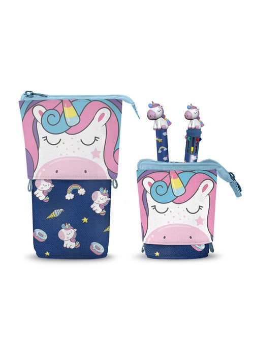 Oh My Pop Sweety Trousse Cute + Stylo 10 Couleurs + Stylo Gel Effaçable, Multicolore - Kiabi