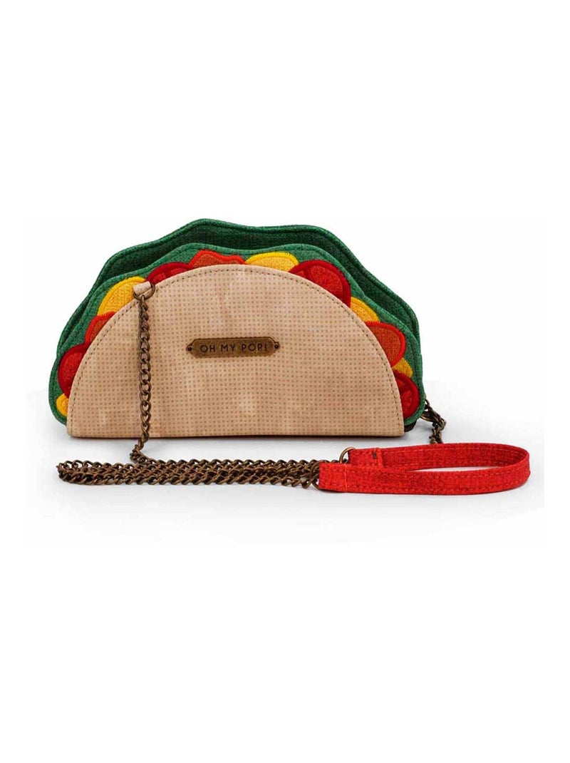 Oh My Pop Taco Sac à Bandoulière Tex, Beige Beige - Kiabi