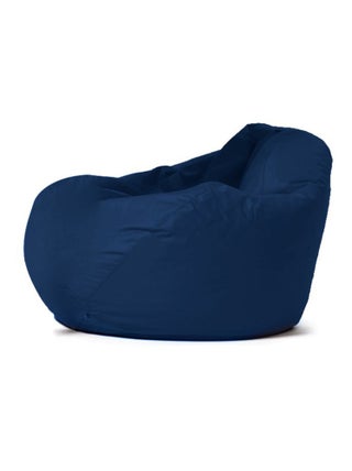 OHAU - Pouf poire d'extérieur 130x115cm bleu marine