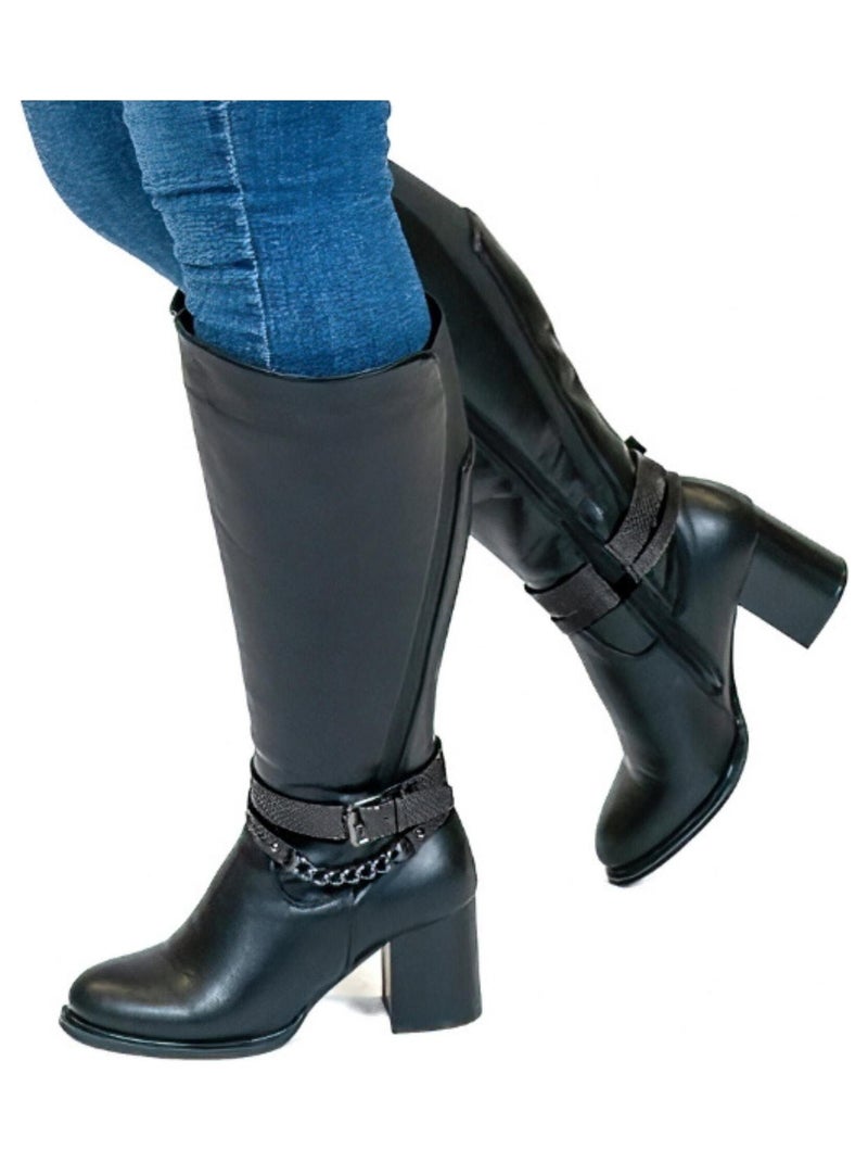 Chaussure Bottes Hautes Pour Gros Mollets Chaussure Botte Haute