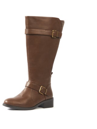 OHC - Bottes 2XL pour mollets larges - Modele Litchi