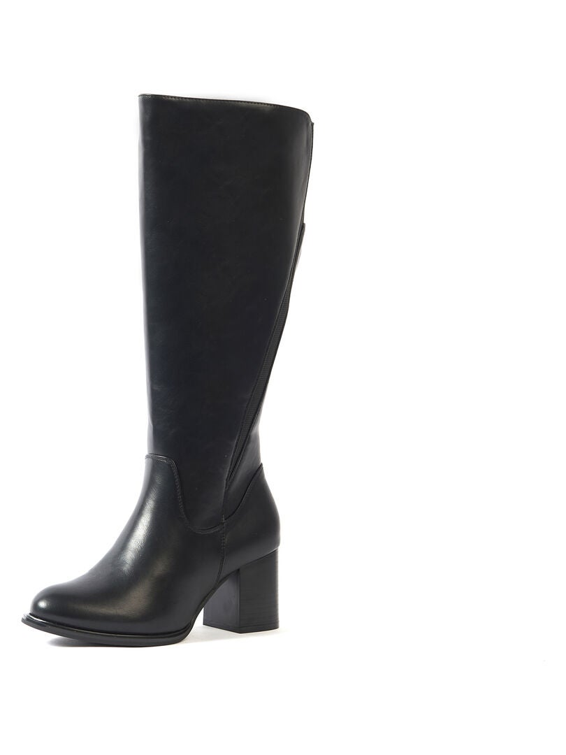 OHC - Bottes XL pour mollets larges - Modele Mango Noir - Kiabi