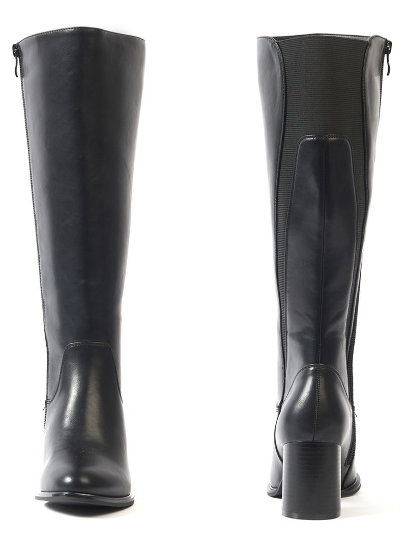 OHC - Bottes XL pour mollets larges - Modele Mango Noir - Kiabi