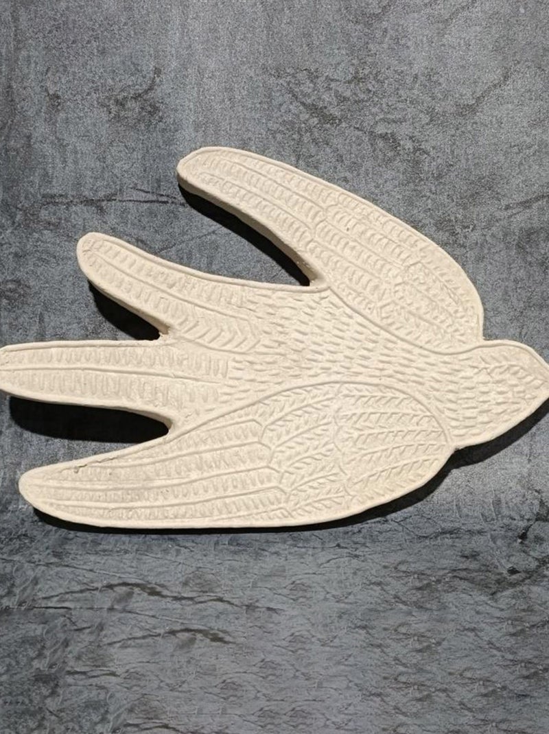 Oiseau papier maché déco murale Blanc - Kiabi