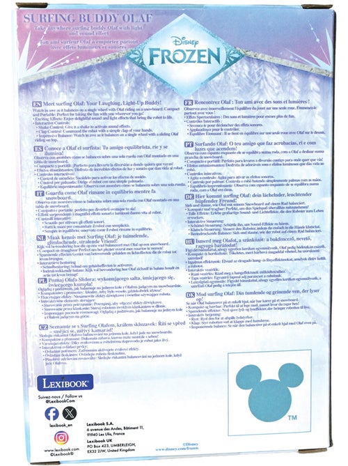 Olaf culbuto - Olaf parfaitement équilibré sur une roue avec effets lumineux et sonores. - Kiabi