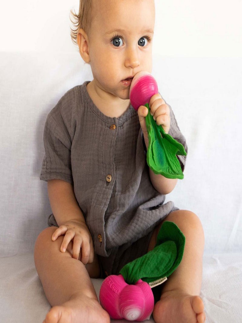 Oli & Carol - Doudou de dentition Rose - Kiabi