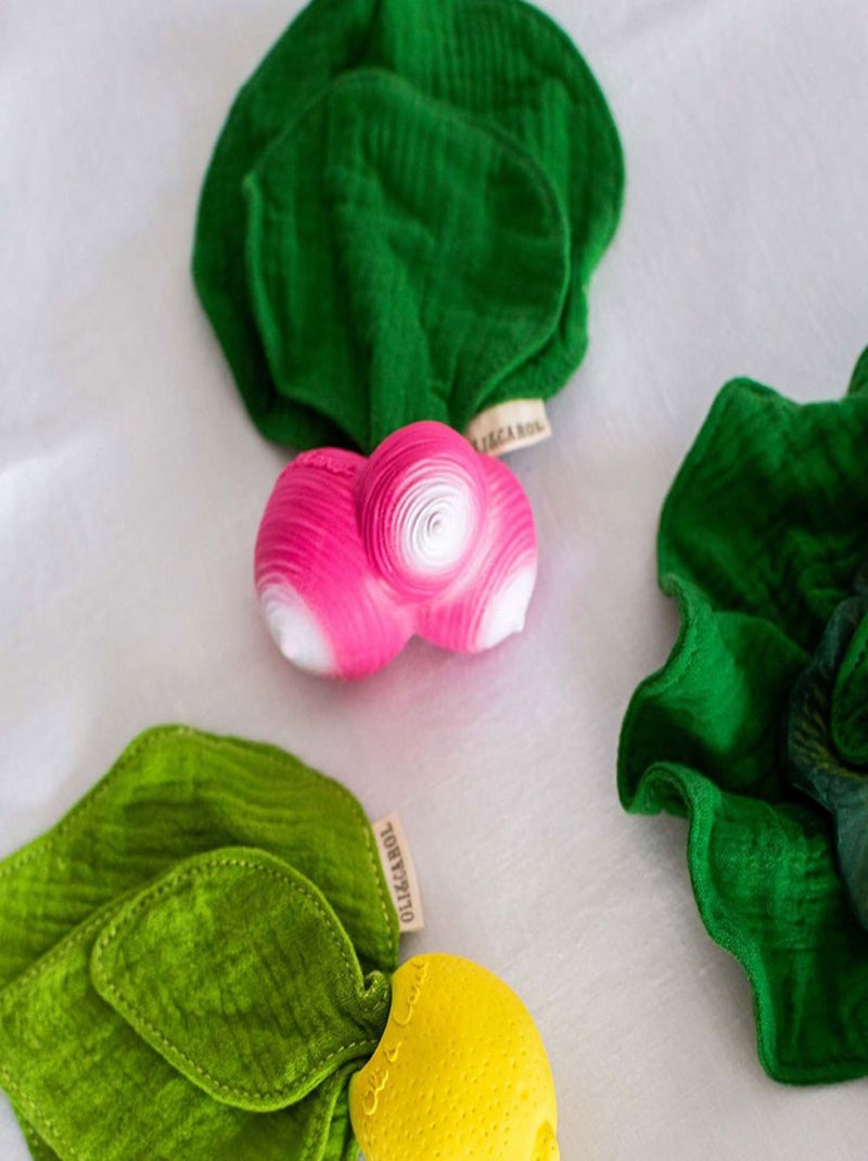 Oli & Carol - Doudou de dentition Rose - Kiabi