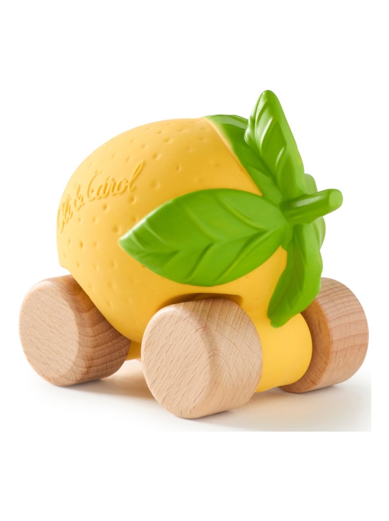 Oli & carol - lou le citron voiture de dentition Jaune - Kiabi