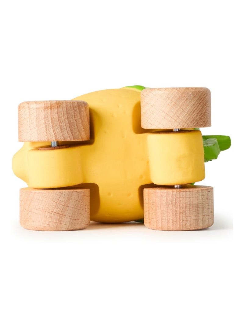 Oli & Carol - Voiture et jouet de dentition Jaune - Kiabi