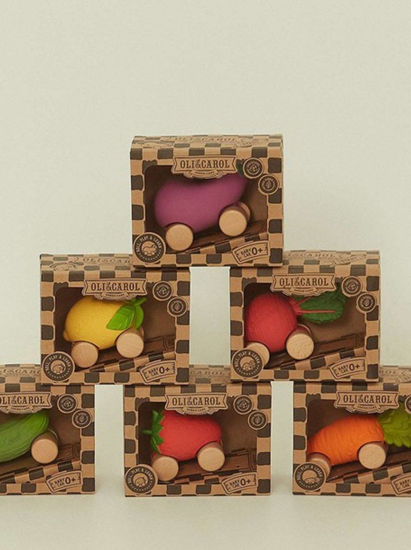 Oli & Carol - Voiture et jouet de dentition Rouge - Kiabi