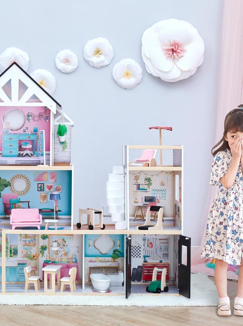 Olivia's Little World - Teamson Kids Grande Maison De Poupée En Bois Interactive 3 Étages - Kiabi