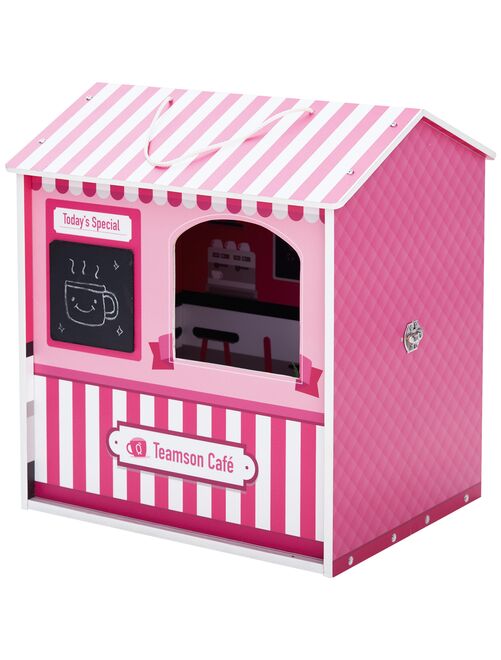 Olivia's Little World Maison de poupée City Café en bois pour fille rose TD-12953A - Kiabi
