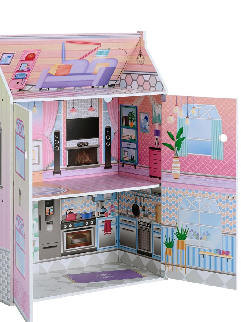 Olivia's Little World Serre 12" Maison De Poupées & 10 Accessoires por 3.5" Poupées N/A - Kiabi